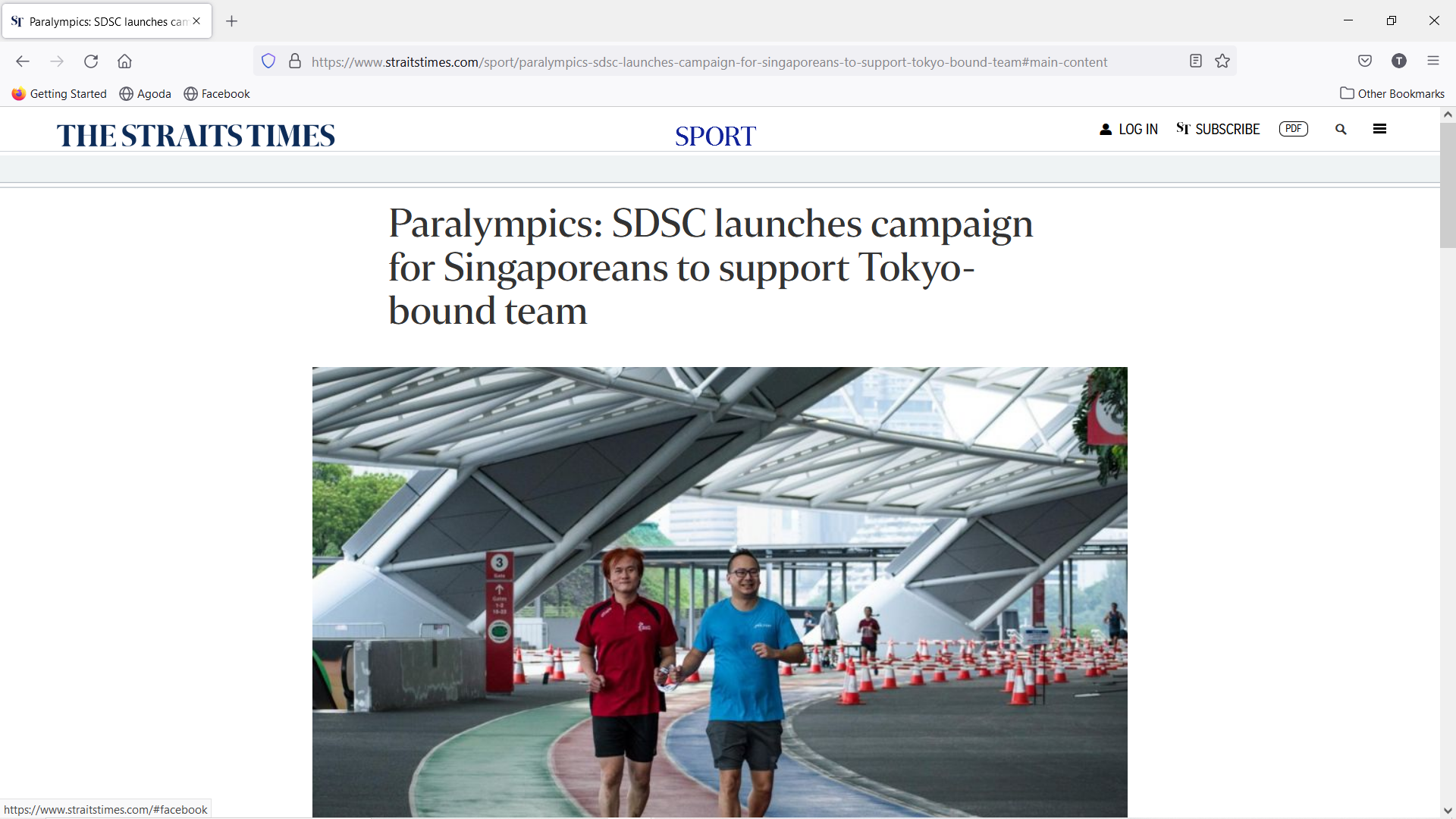 Paralympics SDSC launches campaign for Singaporeans to support Tokyo-bound team Screenshot